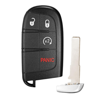 LYFUCESS front view of replacement fob showing button layout and fit benefit