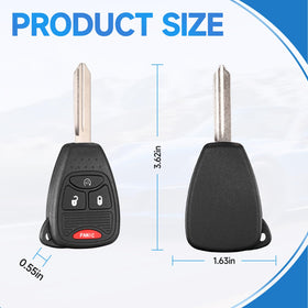 LYFUCESS uncut key blank beside original for precise cutting benefit