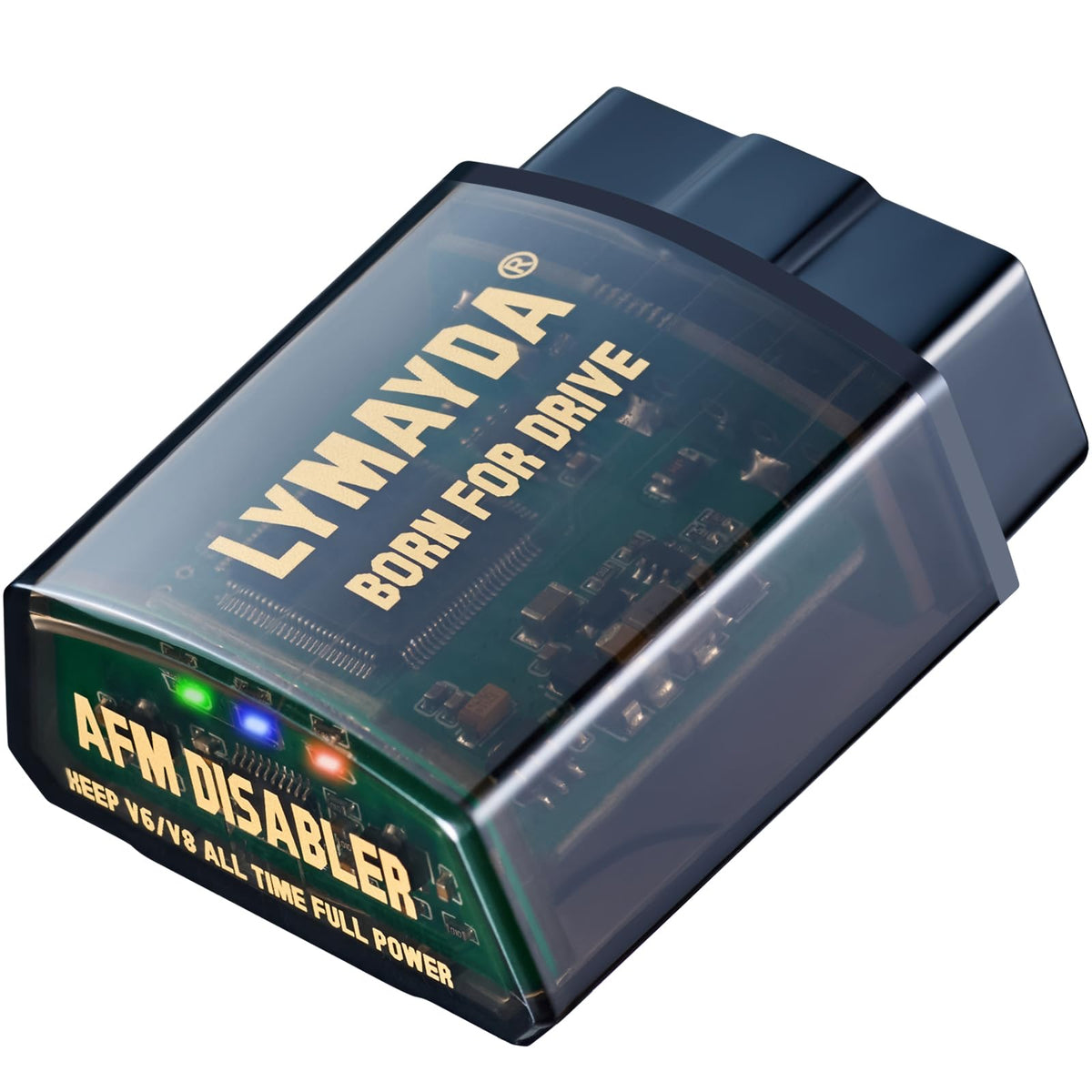 LYMAYDA disabler size comparison showing compact footprint and space saving