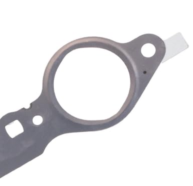 LYNSHINE three exhaust manifold gaskets detail view illustrating precise port alignment