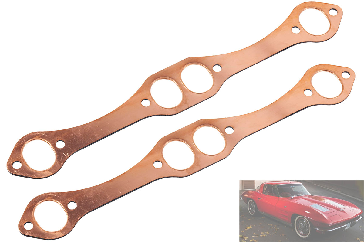 LYNSHINE PH306 front view of copper oval-port gasket showing precise cut and fit benefit