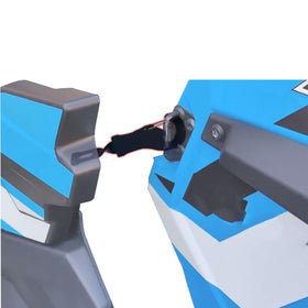 LZKZPY on trail side-by-side demonstrating ventilation and comfort benefit