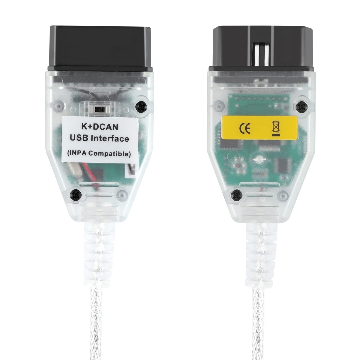 LZLRUN cable connected to BMW ECU showing reliable diagnostics benefit