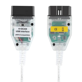 LZLRUN cable connected to BMW ECU showing reliable diagnostics benefit