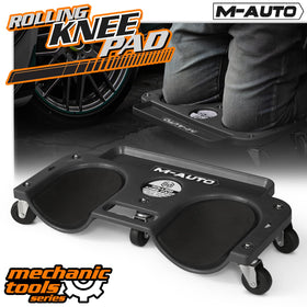M-AUTO leaned against wall for storage showing space-saving convenience benefit
