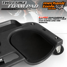 M-AUTO side profile under car showing low clearance access benefit