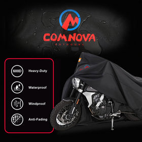 M COMNOVA OUTDOORS buckle and strap close-up ensuring windproof fastening