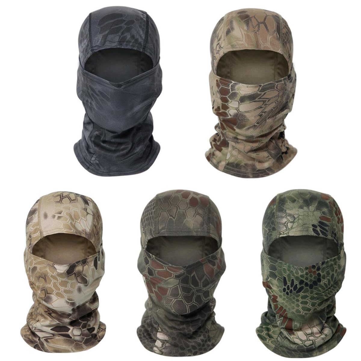 M.K ZIZZYPOP front packaging showing five balaclavas and protections