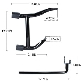 M Maintenanse guard installed on Harley touring bike showing integrated appearance