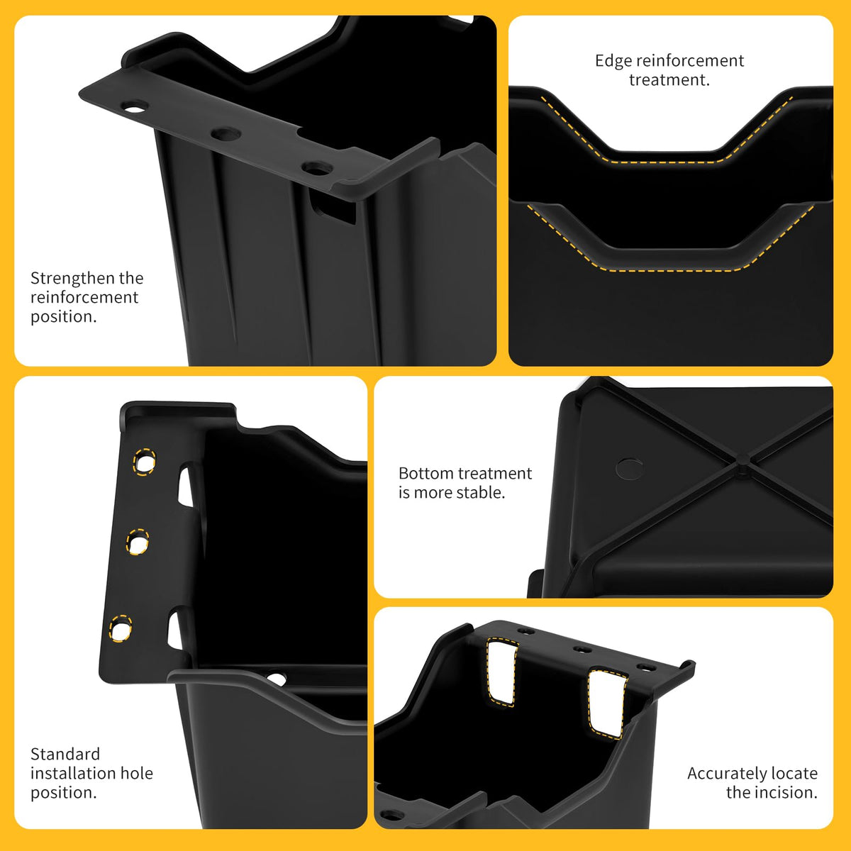 M MATI battery box installed in Polaris Ranger demonstrating correct fitment