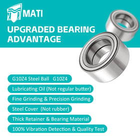 M MATI bearing held in hand to demonstrate scale and handling benefit