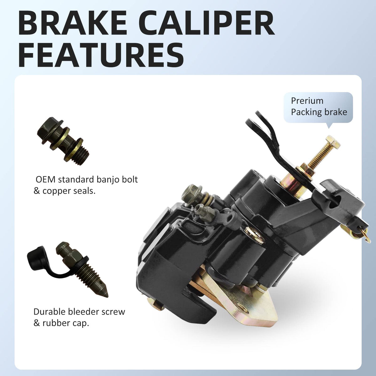 M MATI mounting bracket detail showing exact OEM-style alignment