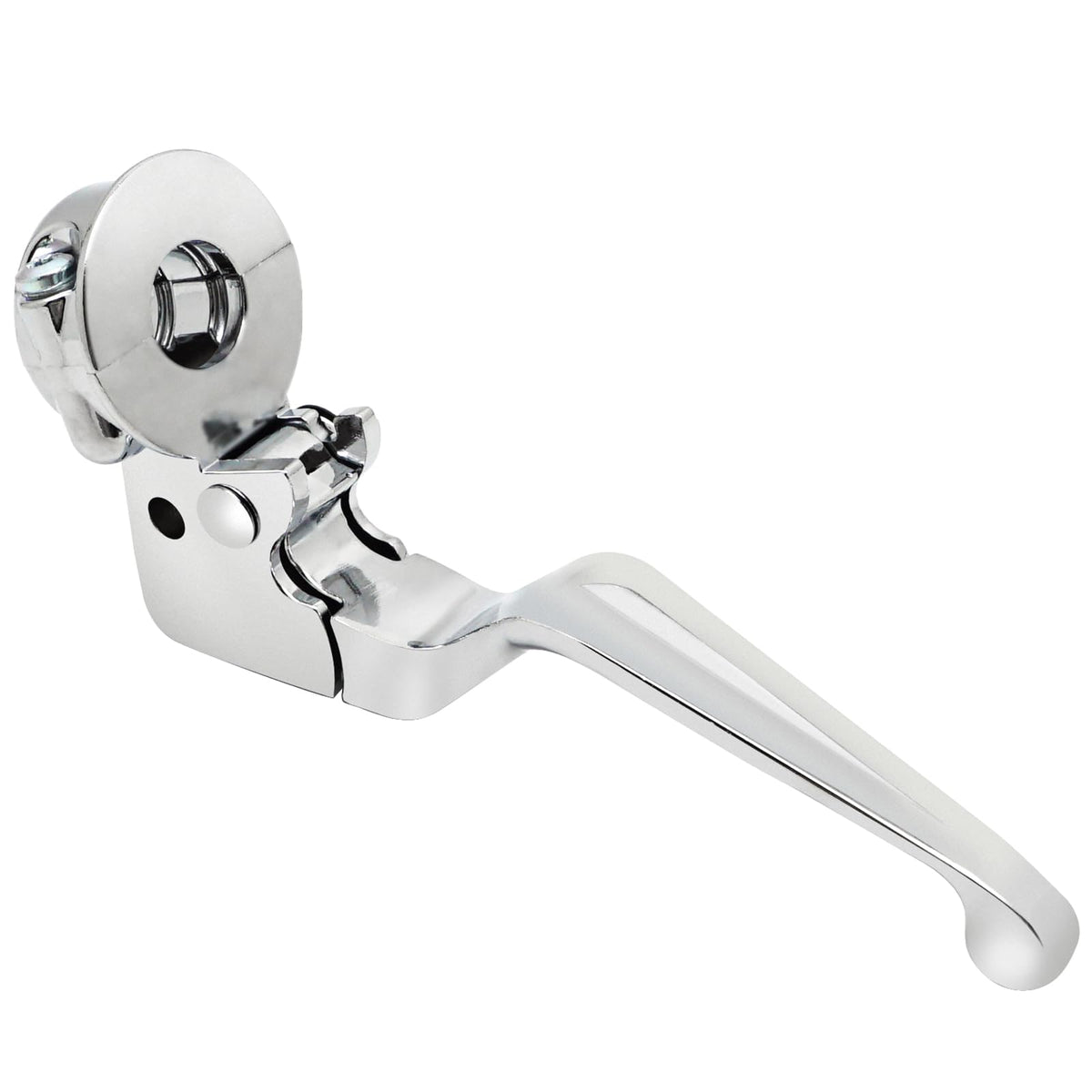 M MATI chrome finish texture emphasizing corrosion resistance and shine