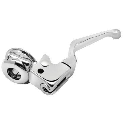 M MATI front view of clutch perch showing fit and attractive chrome finish