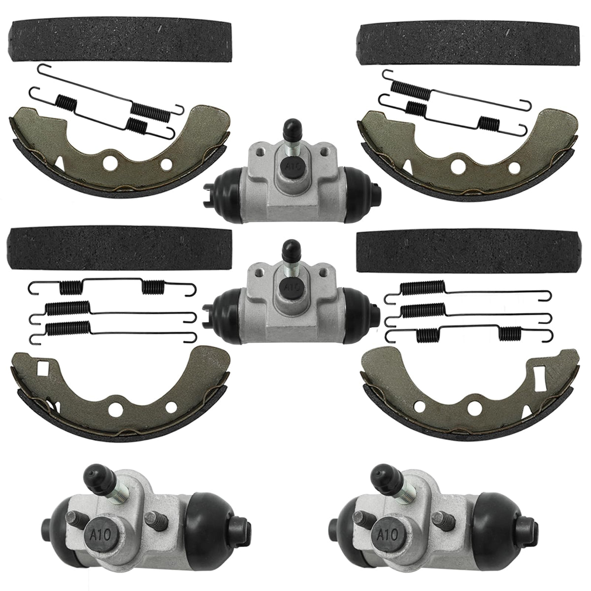 M MATI front packaging showing full brake kit and clear compatibility labels