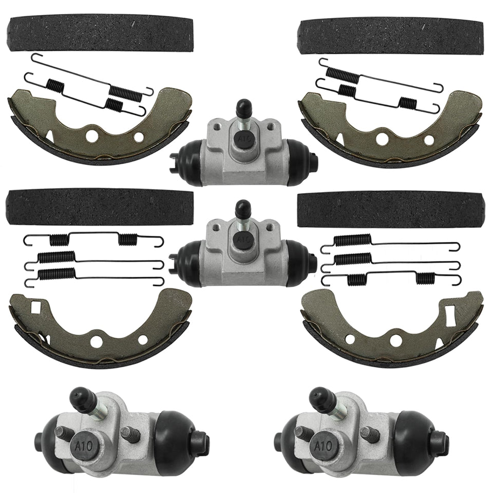 M MATI front packaging showing full brake kit and clear compatibility labels