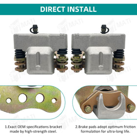 M MATI front right caliper showing bracket and correct mounting threads benefit fit