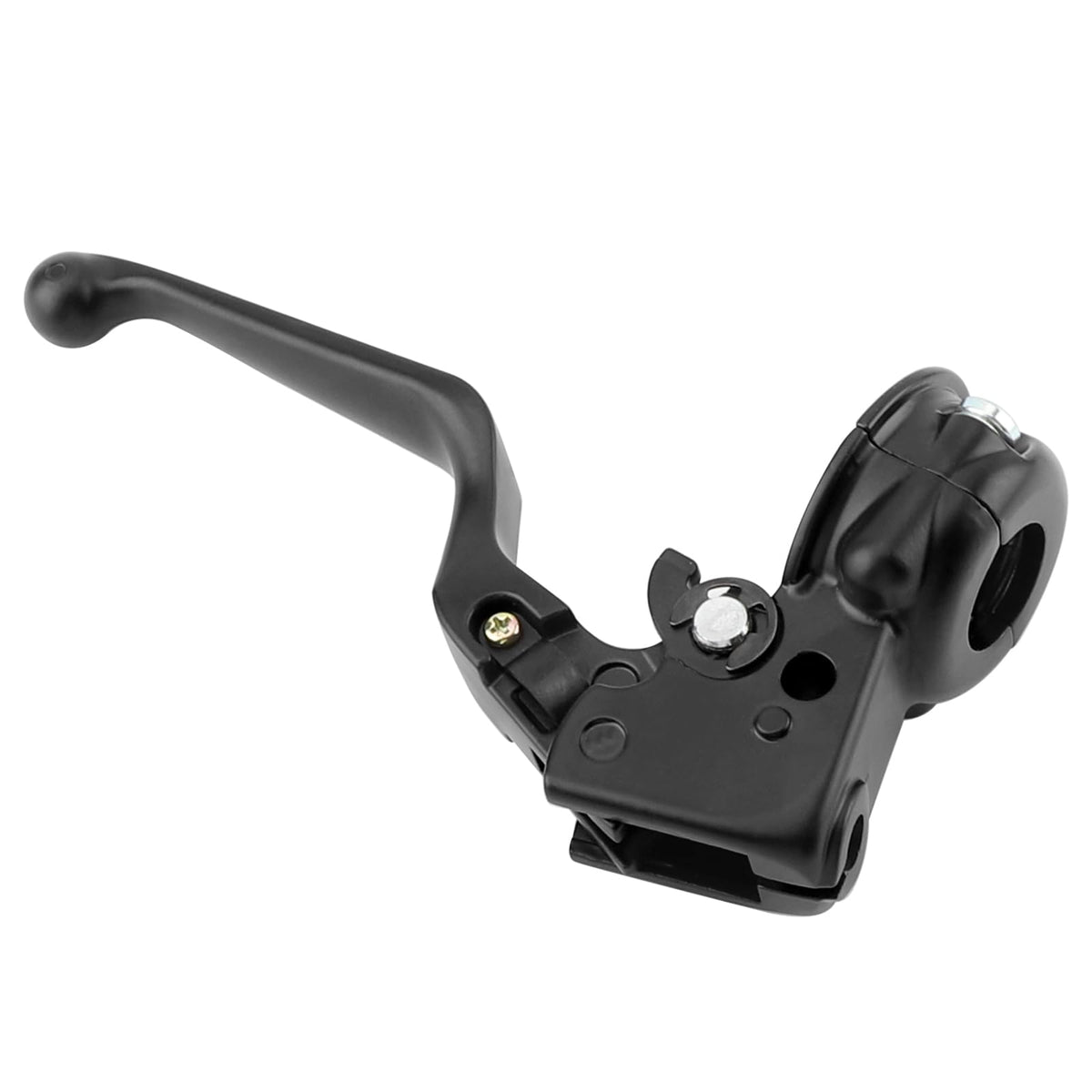 M MATI lever angle detail showing ergonomic reach for rider comfort