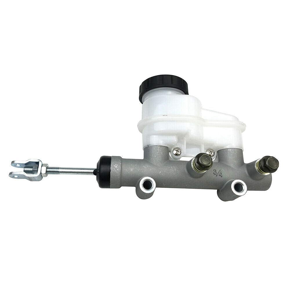 M MATI front view of master cylinder showing mounting points and fitment benefit