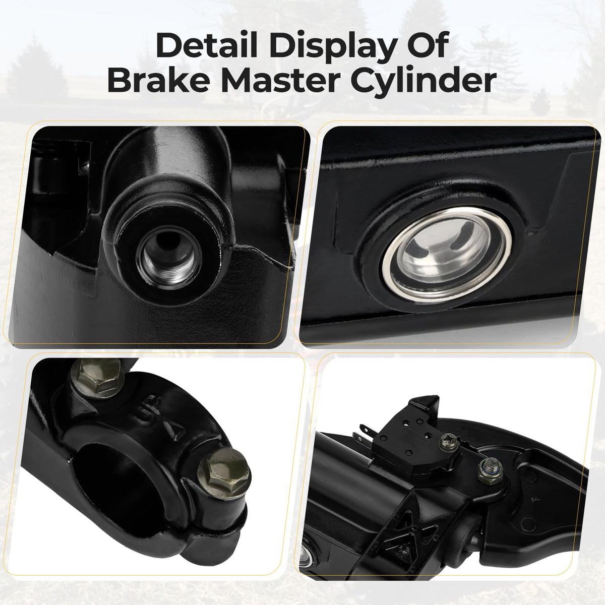 M MATI master cylinder installed on Polaris ATV demonstrating restored braking function