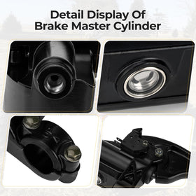 M MATI master cylinder installed on Polaris ATV demonstrating restored braking function
