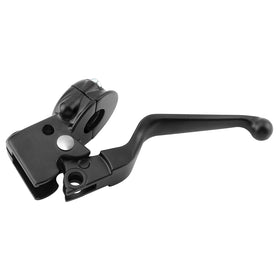 M MATI mounted on Harley handlebar demonstrating direct-fit replacement benefit