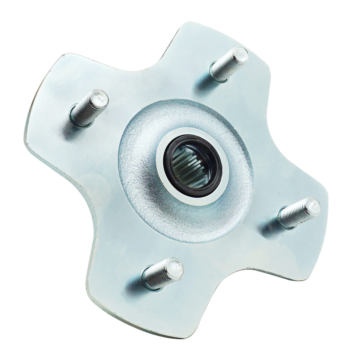 M MATI hub mounted on ATV wheel illustrating direct-fit installation