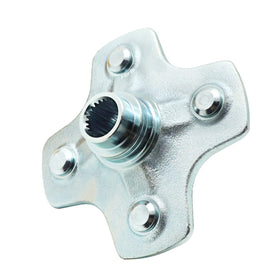 M MATI hub next to measuring tape showing accurate OEM dimensions