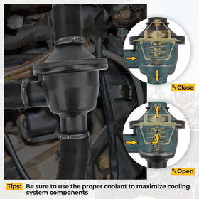M MATI thermostat packaging with part numbers for easy verification