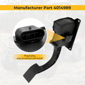 M MATI pedal installed in a Polaris Ranger illustrating restored throttle response