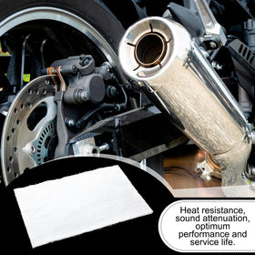 Maasechs installed on dirt bike in trail setting illustrating quieter ride benefit