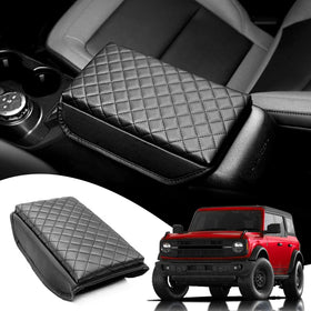 Mabett center console cover front view showing tailored fit and clean lines for protection