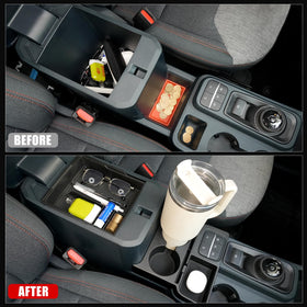 Mabett close-up of double-layer tray detailing organized compartments benefit