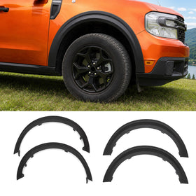 Mabett front view of fender flares showing smooth fit and improved protection