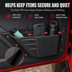 Mabett pocket with phone to show scale and secure fit benefit