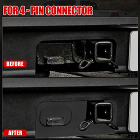 Mabett detail of harness connector access keeping wiring clean and easy to reach