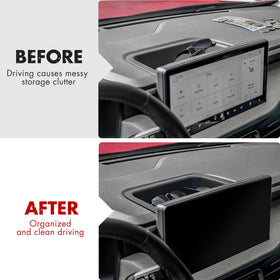 Mabett installed in 2025 Maverick from driver angle for easy access benefit