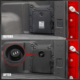 Mabett close-up of code lock mechanism highlighting convenient security