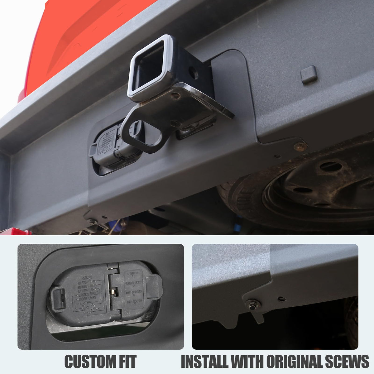 Mabett product packaging with included adaptors and mounting hardware visible