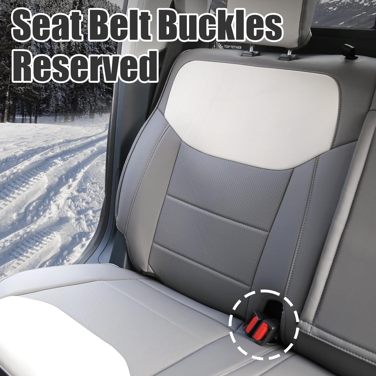 Mabett hidden airbag seam demonstrating safety compatibility