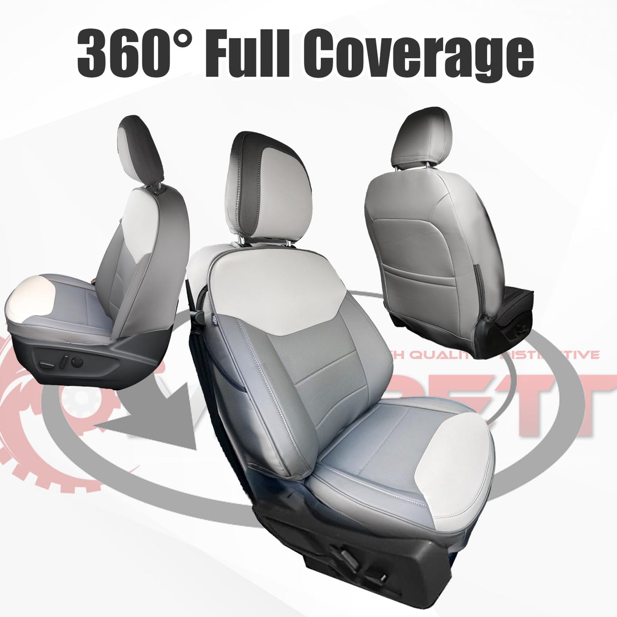 Mabett seat covers installed during a family drive showing comfort and style