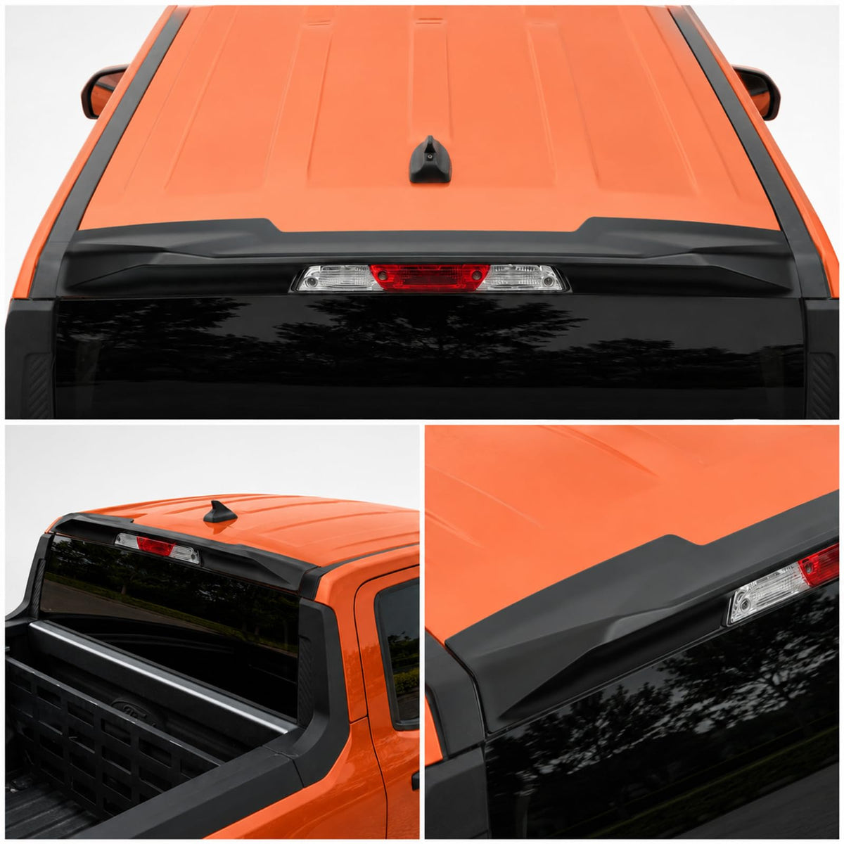Mabett painted-matched spoiler on vehicle illustrating color-ready finish