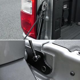 Mabett demonstrating smooth controlled tailgate motion benefit