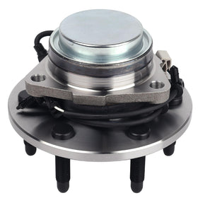 MACEL front hub facing forward showing mounting flange and wheel studs, clear fitment benefit
