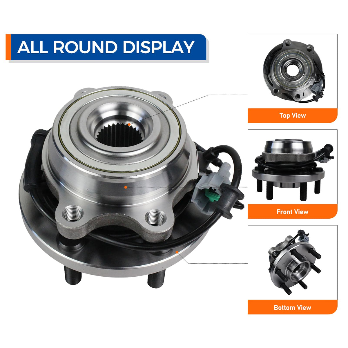 MACEL 515065 backside mounting flange detail illustrating bolt pattern and fitment strength