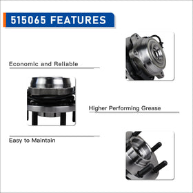 MACEL 515065 mounted on vehicle front wheel example improving stability and reducing noise