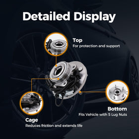 MACEL ABS tone ring closeup ensuring accurate wheel speed signals
