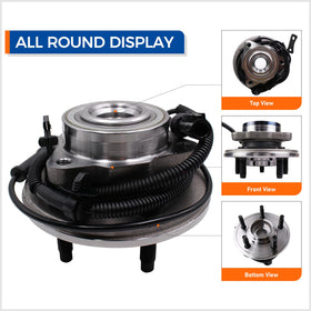 MACEL close-up of hub bearing and seal highlighting durable construction