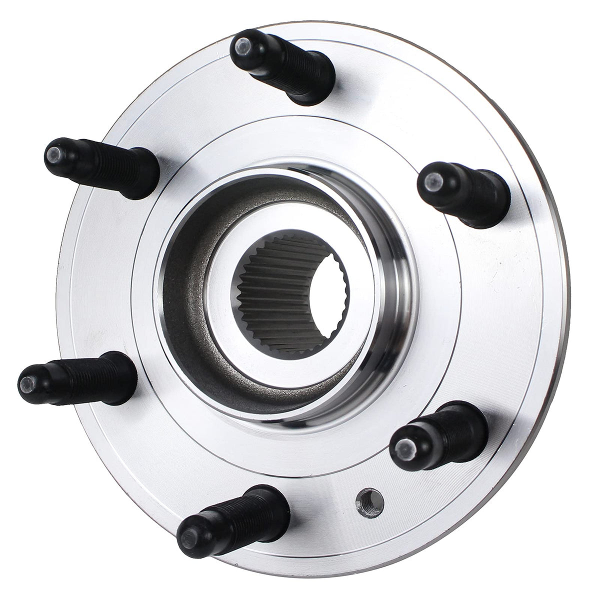 MACEL garage installation scene with technician fitting hub offering professional service