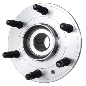 MACEL garage installation scene with technician fitting hub offering professional service